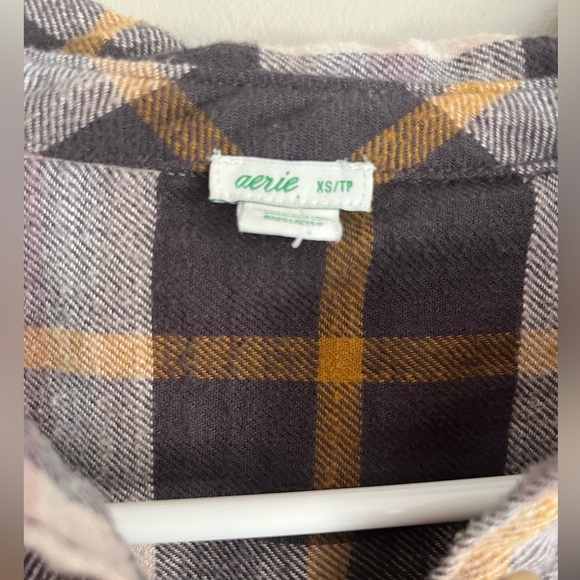 Aerie Flannel Oversized - Picture 3 of 6